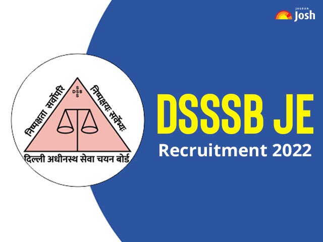 DSSSB JE Recruitment 2022